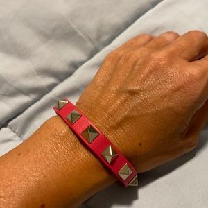 Hot pink Valentino bracelet- worn 5x